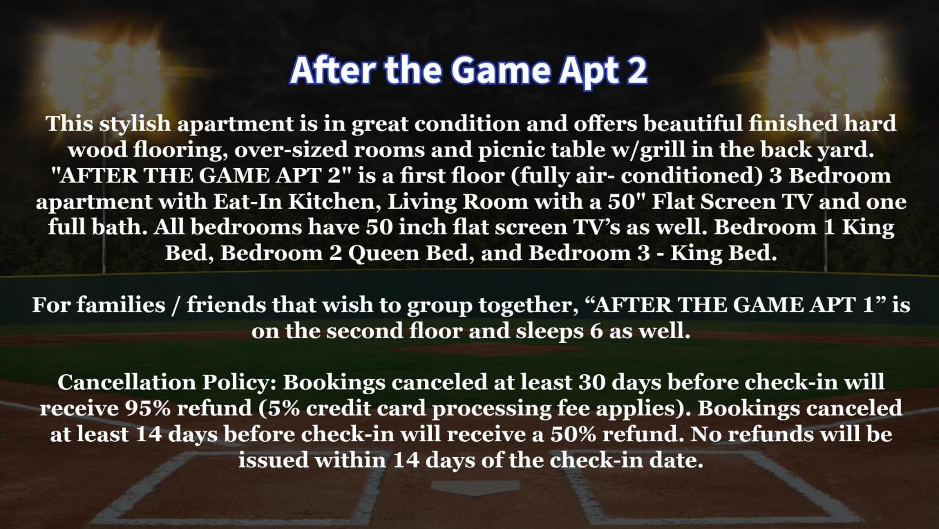 After The Game Apt 2 All Star Baseball Rentals Oneonta Esterno foto